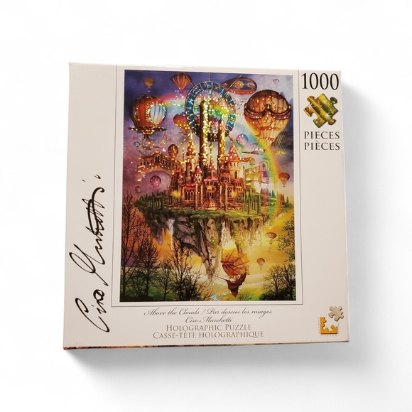 Collectable Ciro Marchetti Holographic Puzzle with Castle Design - 1000 Pieces - Picture 4 of 10